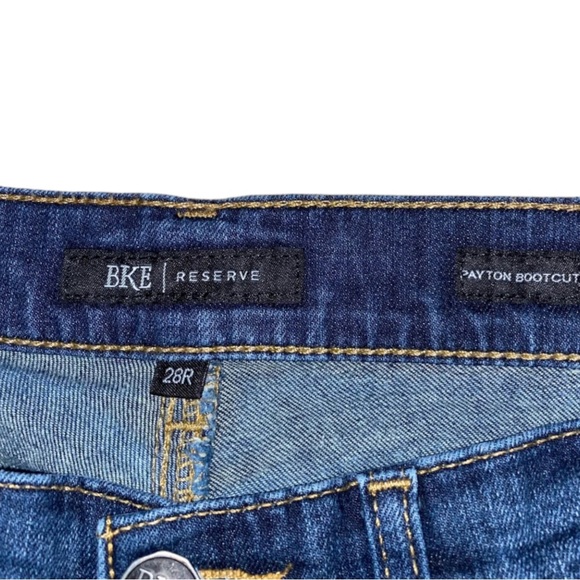 BKE Reserve Payton Bootcut Stretchy Jeans Women’s Size 28R Dark Blue. - Picture 5 of 7